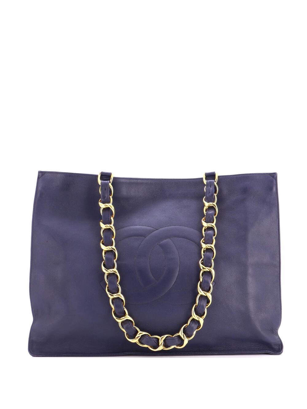 Chanel Vintage Cc Chain Tote Lambskin #239833C29B